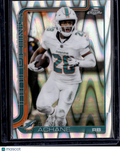 2025 Topps Chrome Football De'Von Achane #188 Wave Refractor