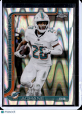 2025 Topps Chrome Football De'Von Achane #188 RayWave