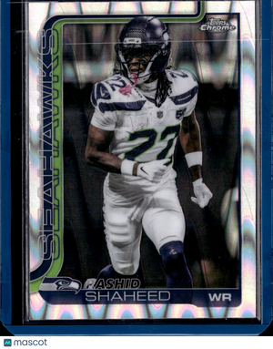 2025 Topps Chrome Football Rashid Shaheed #218 Refractor
