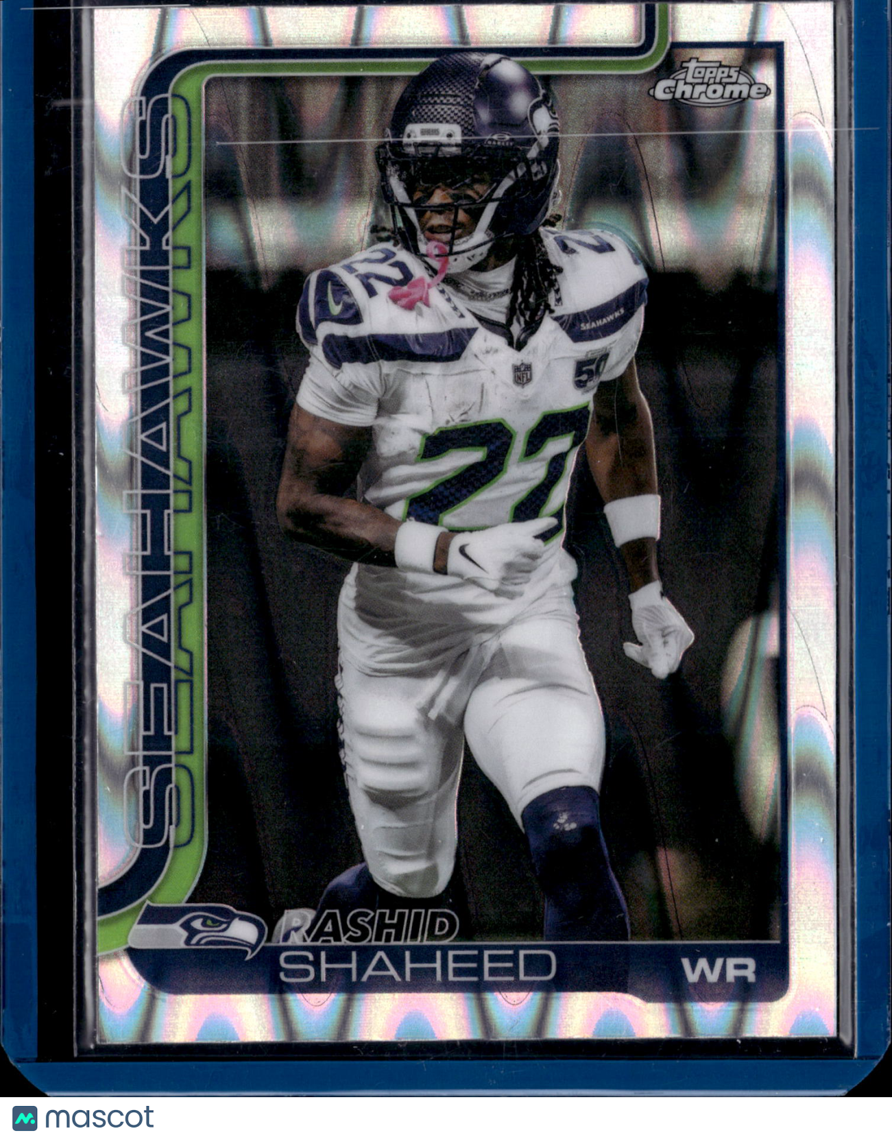 2025 Topps Chrome Football Rashid Shaheed #218 Refractor