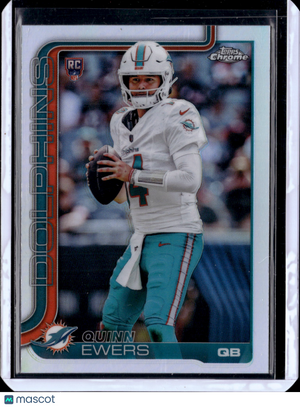 2025 Topps Chrome Football Quinn Ewers #316 Refractor RC