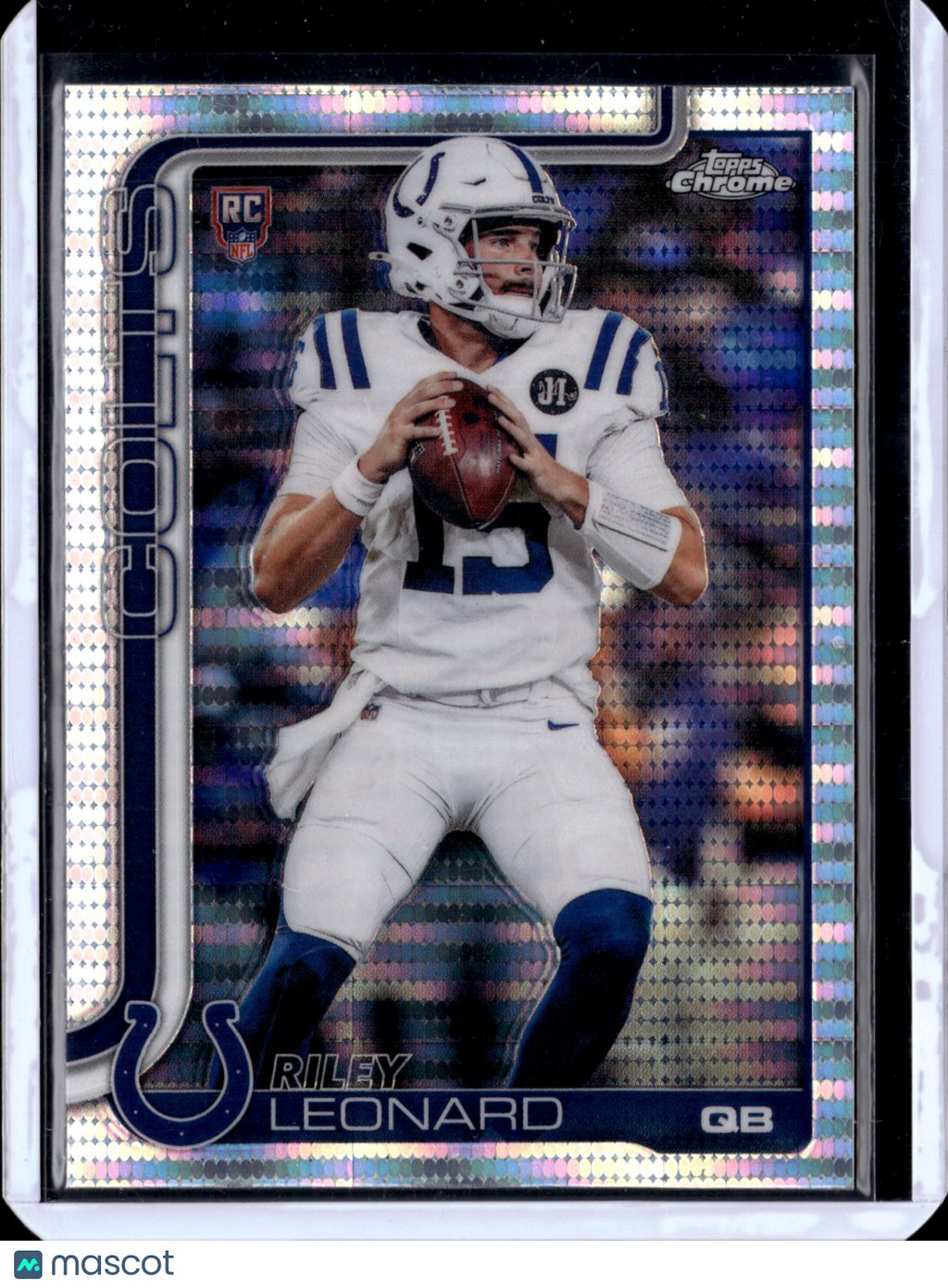 2025 Topps Chrome Football Riley Leonard #318 Prizm RC