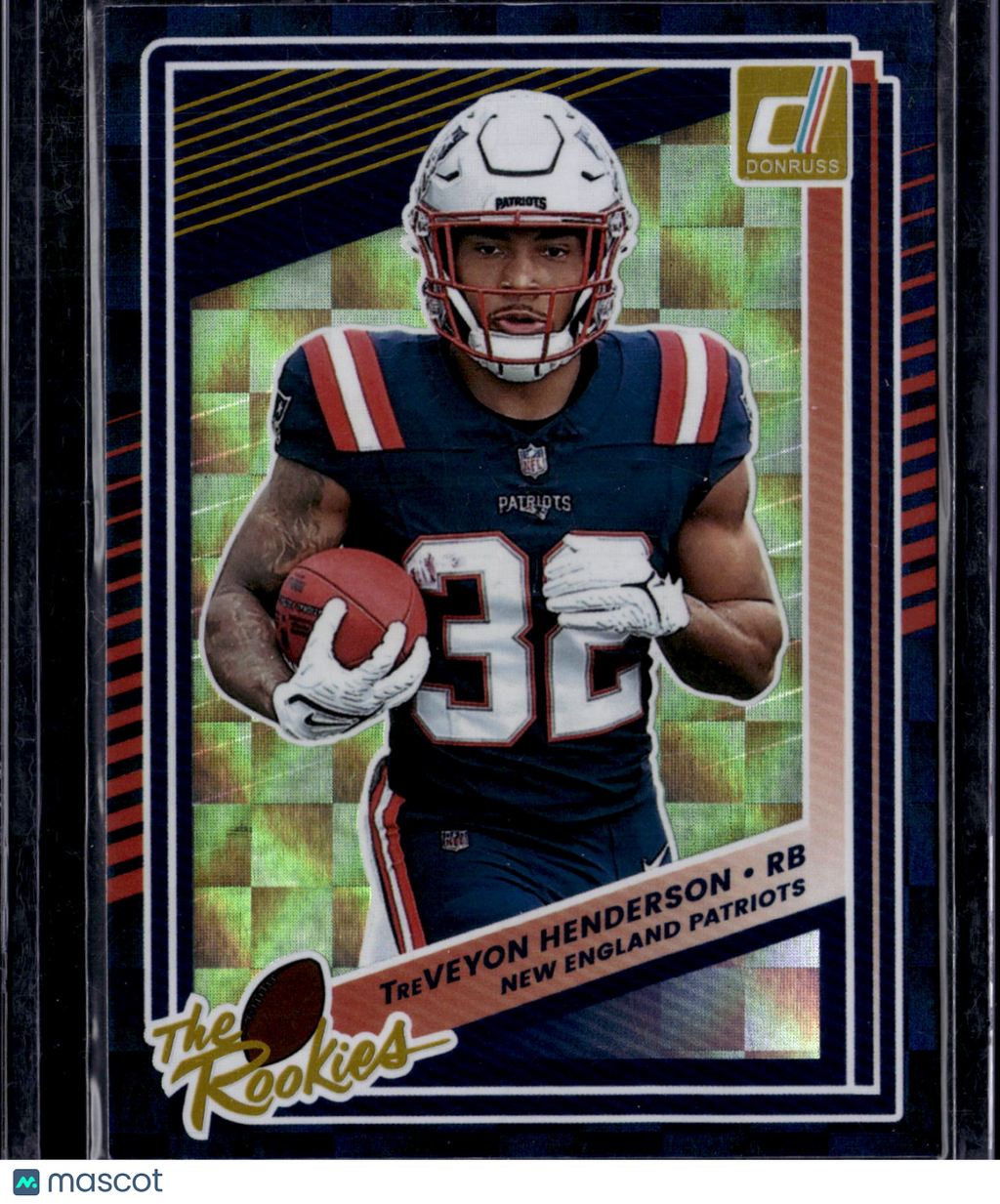 2025 Topps Chrome Football TreVeyon Henderson #16 Mosaic