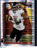 2025 Topps Chrome Football Bijan Robinson #16 Pulsar Refractor