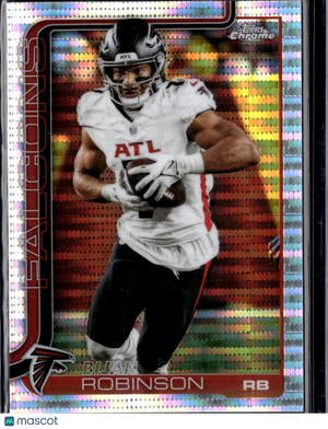 2025 Topps Chrome Football Bijan Robinson #16 Pulsar Refractor
