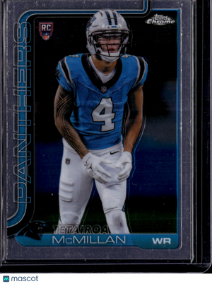 2025 Topps Chrome Football Tetairoa McMillan #326 RC