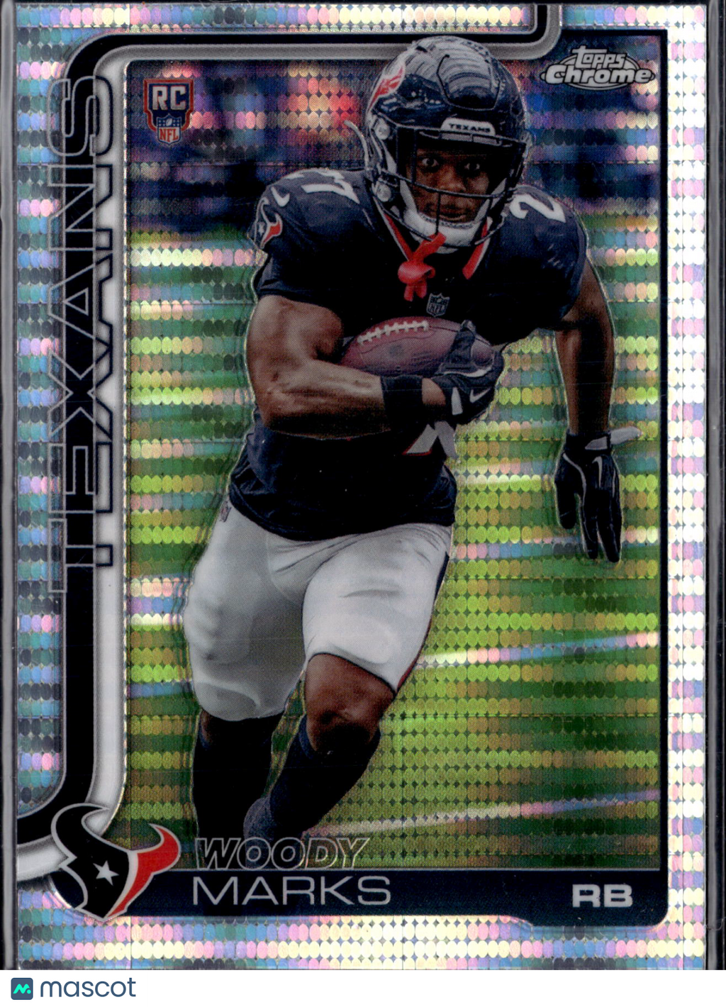 2025 Topps Chrome Football Woody Marks #372 Prizm RC