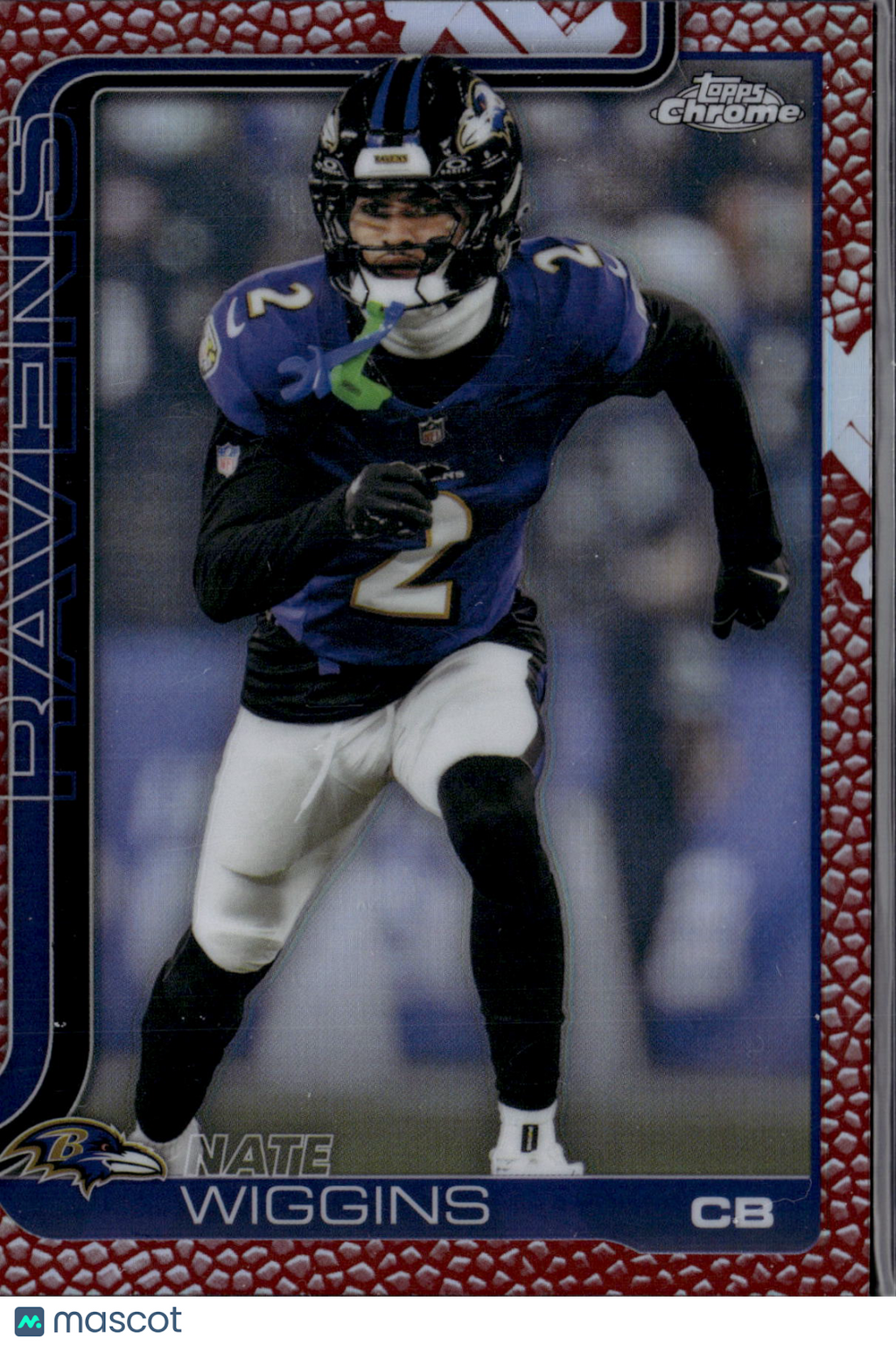 2025 Topps Chrome Football Nate Wiggins #28