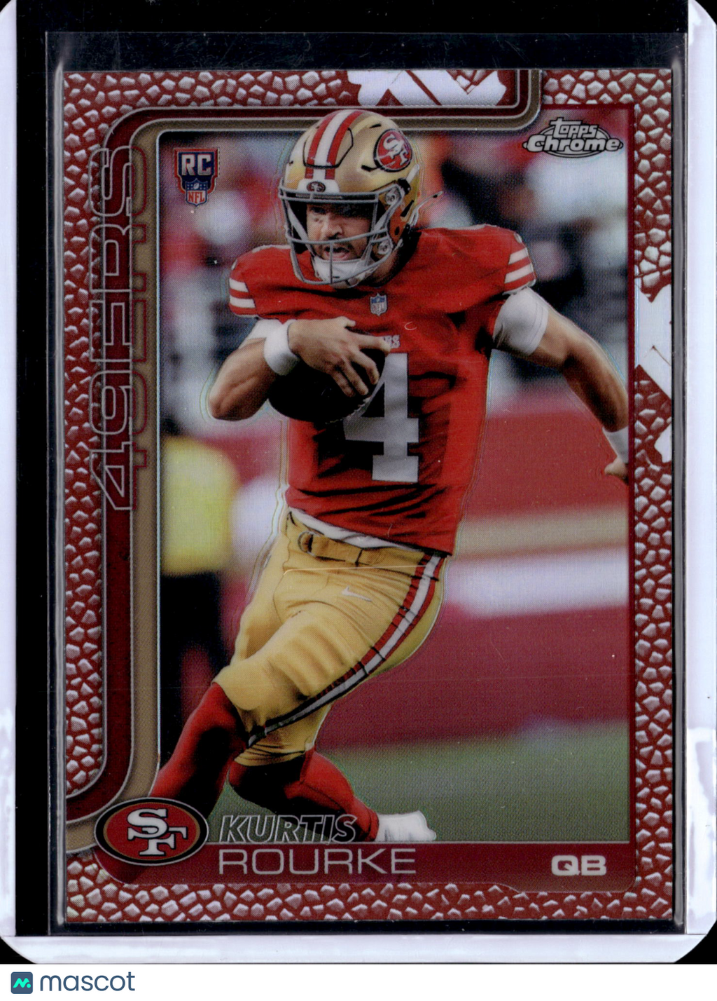 2025 Topps Chrome Football Kurtis Rourke #307 RC