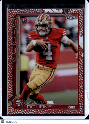 2025 Topps Chrome Football Kurtis Rourke #307 RC