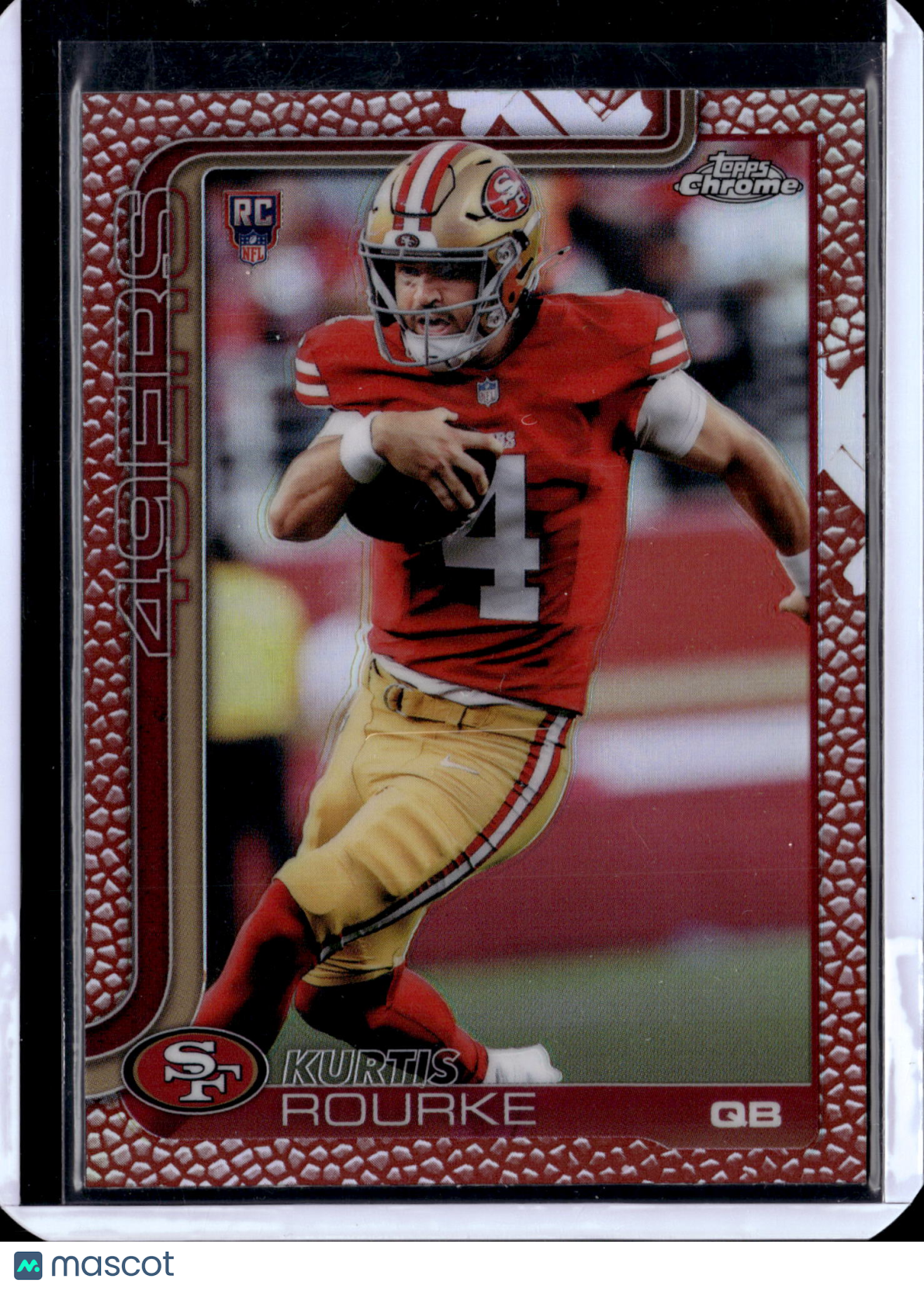 2025 Topps Chrome Football Kurtis Rourke #307 RC