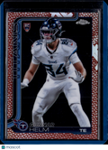2025 Topps Chrome Football Gunnar Helm #305 Football Texture RC