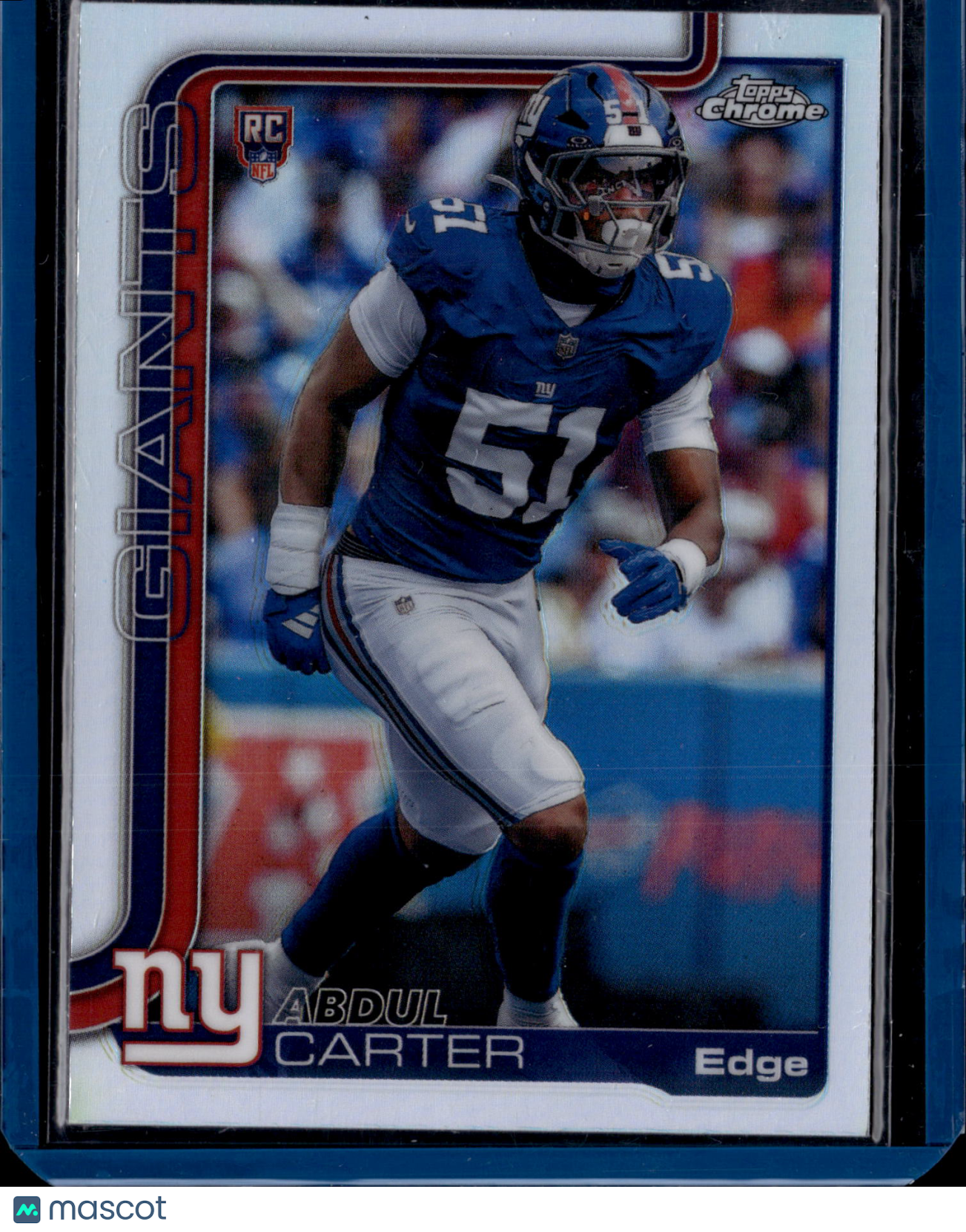 2025 Topps Chrome Football Abdul Carter #350 Refractor