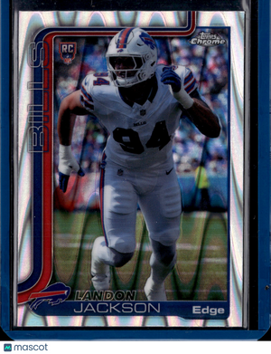 2025 Topps Chrome Football Landon Jackson #358 Refractor RC