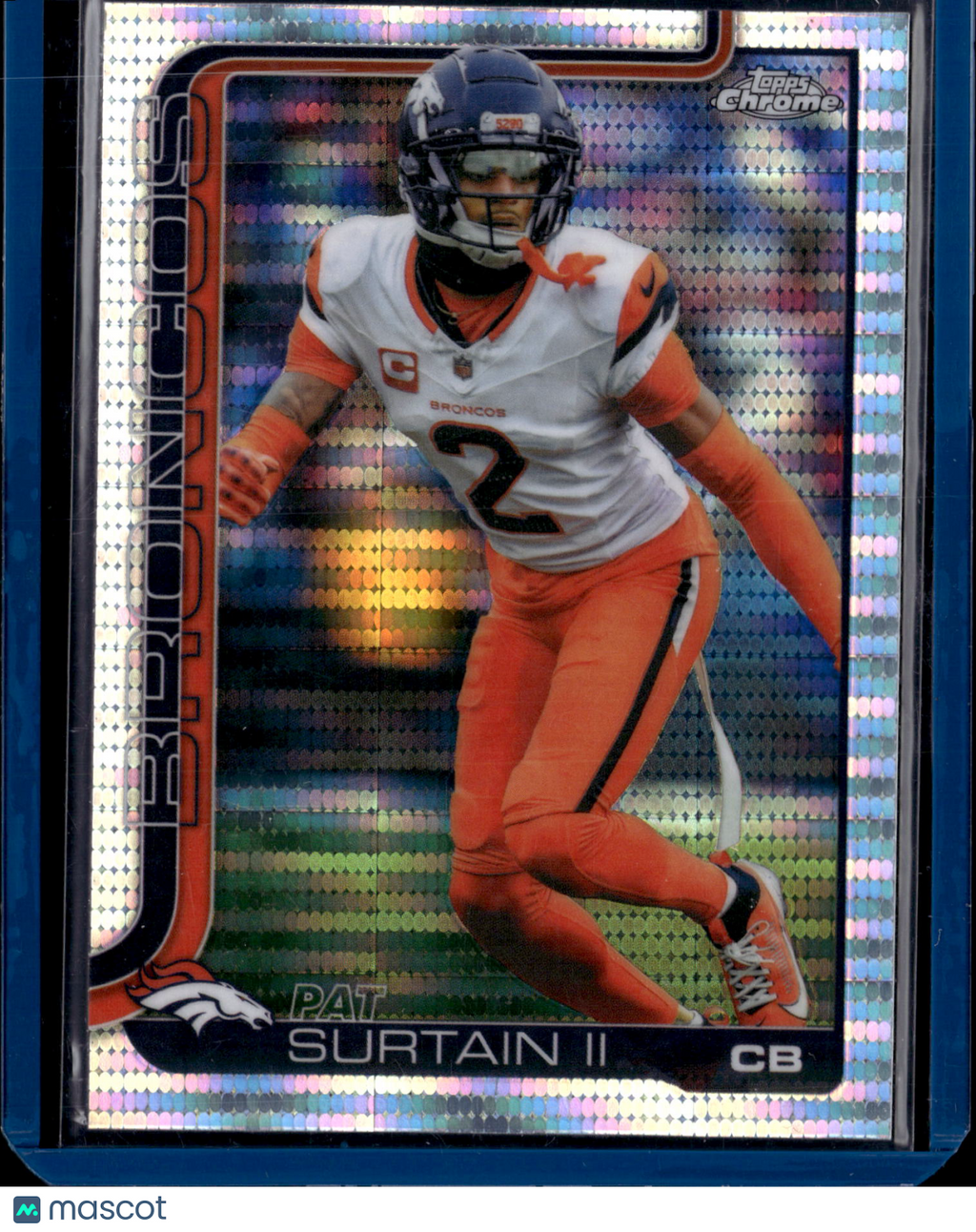 2025 Topps Chrome Football Pat Surtain II #93 Prizm