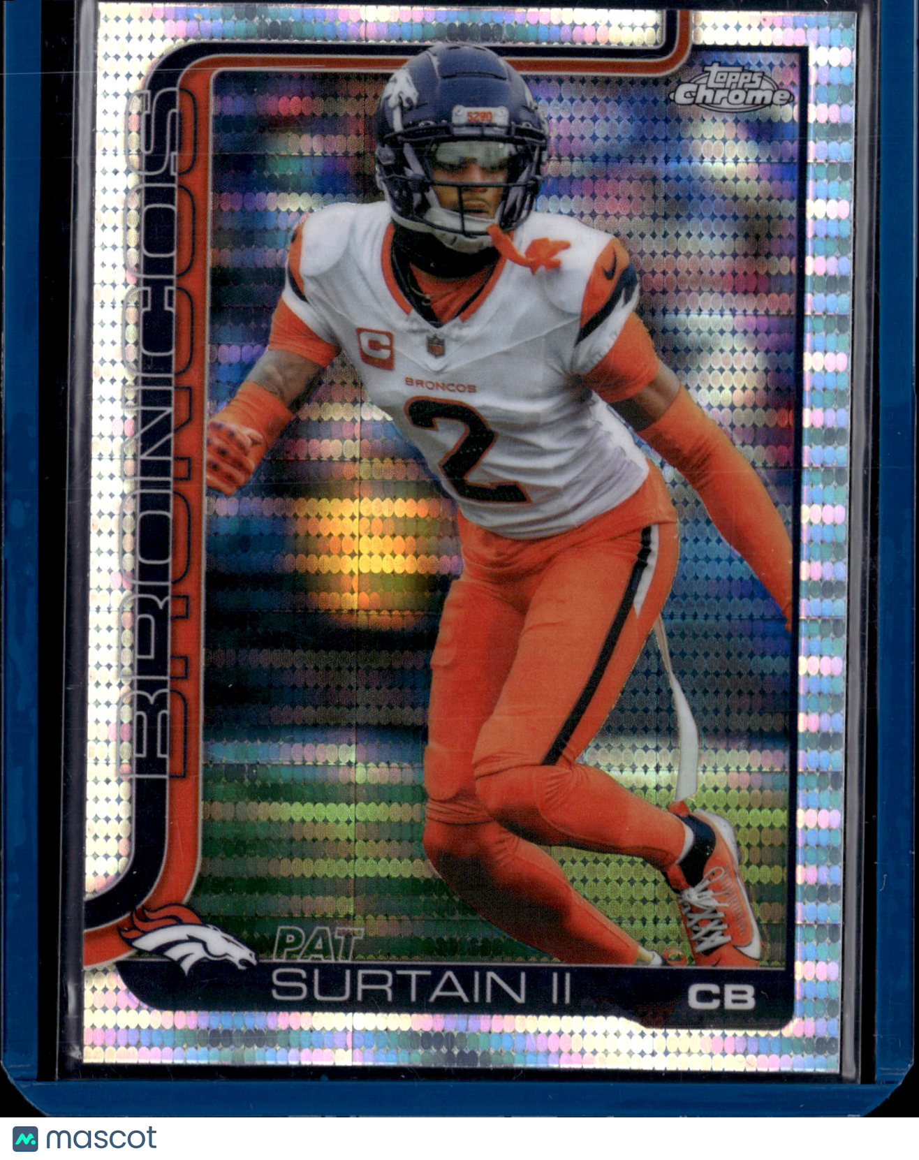 2025 Topps Chrome Football Pat Surtain II #93 Prizm