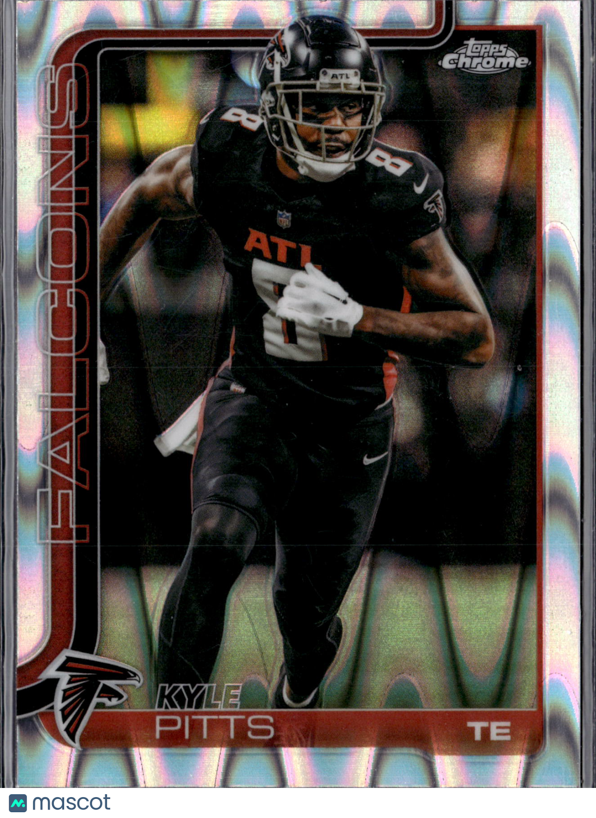 2025 Topps Chrome Football Kyle Pitts #14 Refractor /50