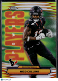 2025 Topps Chrome Football Nico Collins #PP-30 Refractor