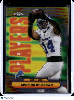 2025 Topps Chrome Football Amon-Ra St. Brown #PP-26