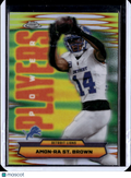2025 Topps Chrome Football Amon-Ra St. Brown #PP-26 Refractor