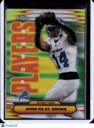 2025 Topps Chrome Football Amon-Ra St. Brown #PP-26 Refractor