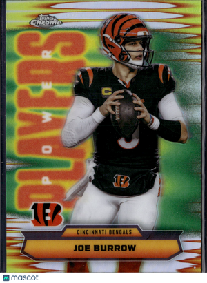2025 Topps Chrome Football Joe Burrow #PP-5 Refractor