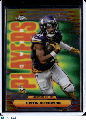 2025 Topps Chrome Football Justin Jefferson #PP-22