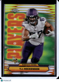 2025 Topps Chrome Football T.J. Hockenson #PP-36 Refractor