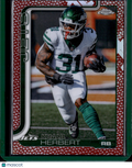 2025 Topps Chrome Football Khalil Herbert #131 Red Pebble