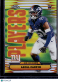 2025 Topps Chrome Football Abdul Carter #PP-40 Refractor RC