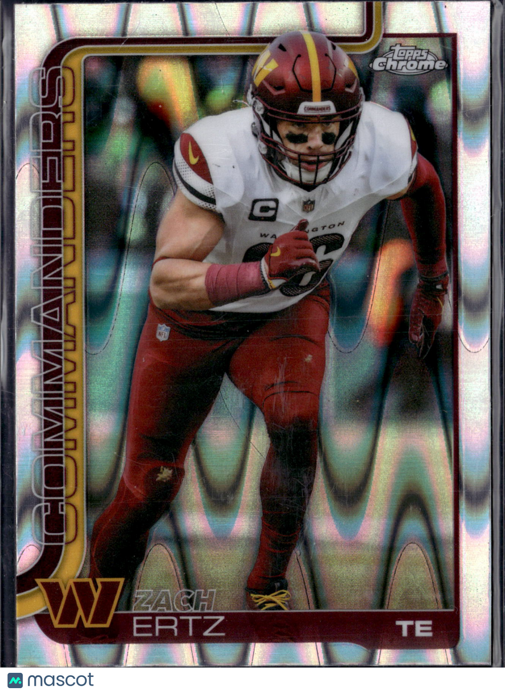 2025 Topps Chrome Football Zach Ertz #297 Refractor