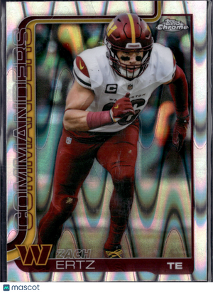 2025 Topps Chrome Football Zach Ertz #297 Refractor