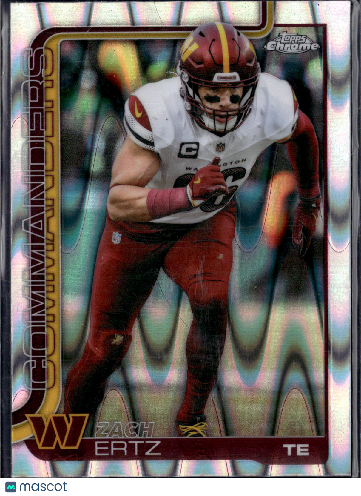 2025 Topps Chrome Football Zach Ertz #297 Refractor