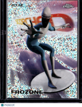 2025 Topps Chrome Disney 100 Scorched Speckle Refractor Frozone /20