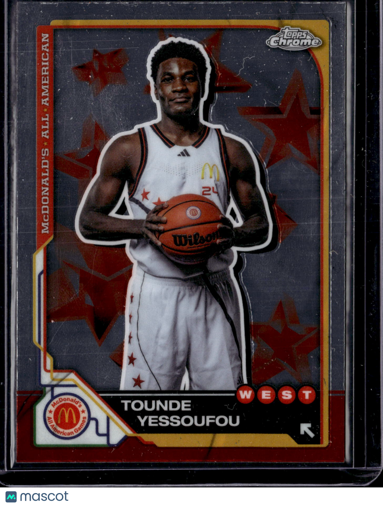 2025 Topps Chrome McDonald's All American Tounde Yessoufou #15