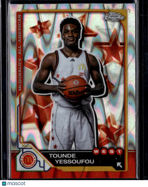 2025 Topps Chrome McDonald's All American Tounde Yessoufou #15 Refractor