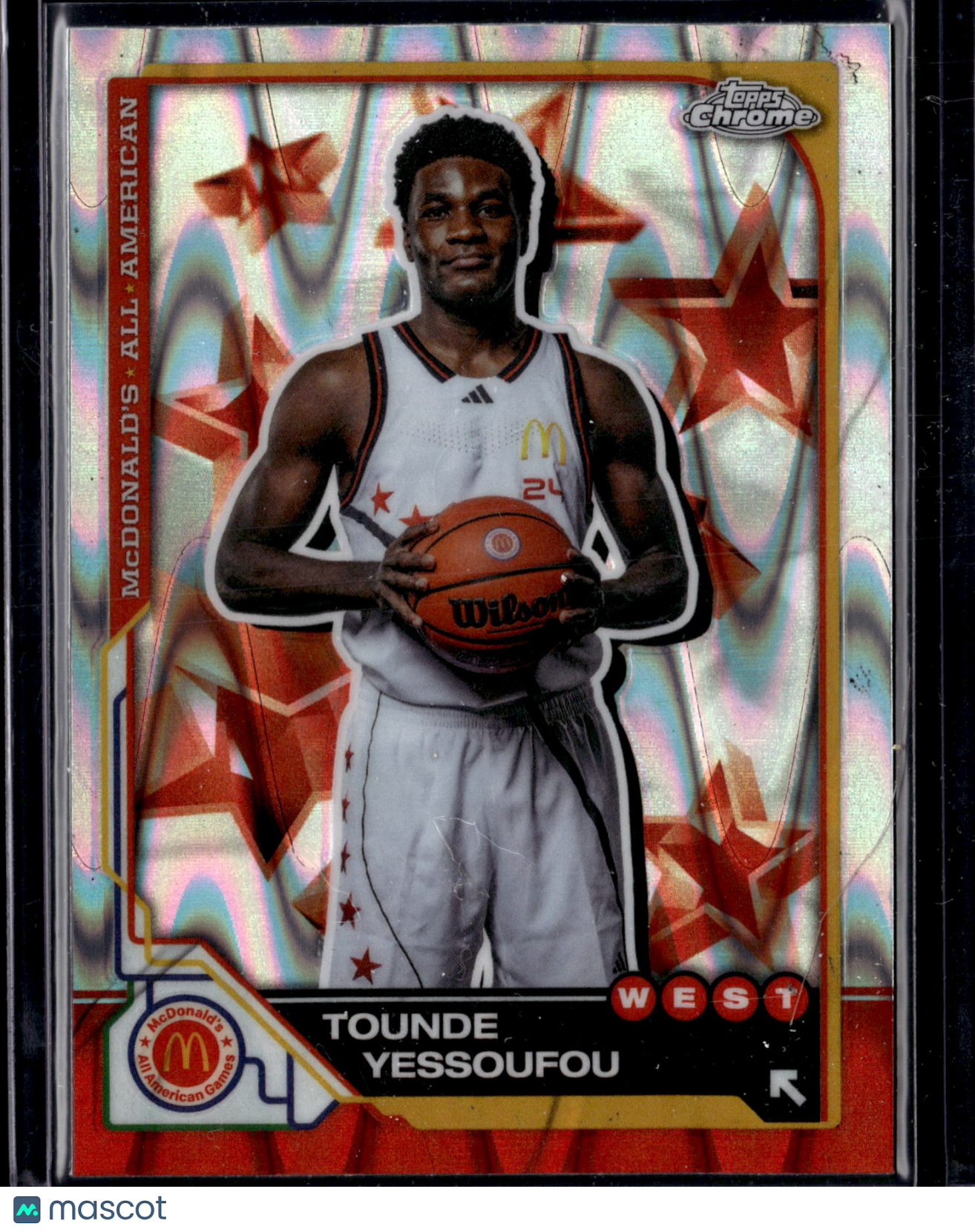 2025 Topps Chrome McDonald's All American Tounde Yessoufou #15 Refractor