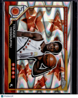 2025 Topps Chrome McDonald's All American Tounde Yessoufou #53 RayWave