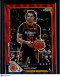 2025 Topps Chrome McDonald's All American Cole Anthony #94 Red /5
