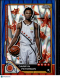 2025 Topps Chrome McDonald's All American Darryn Peterson #12 Blue