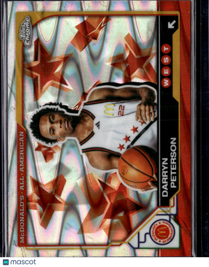 2025 Topps Chrome McDonald's All American Darryn Peterson #50 Stars