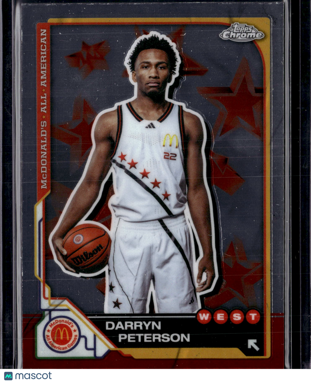 2025 Topps Chrome McDonald's All American Darryn Peterson #12