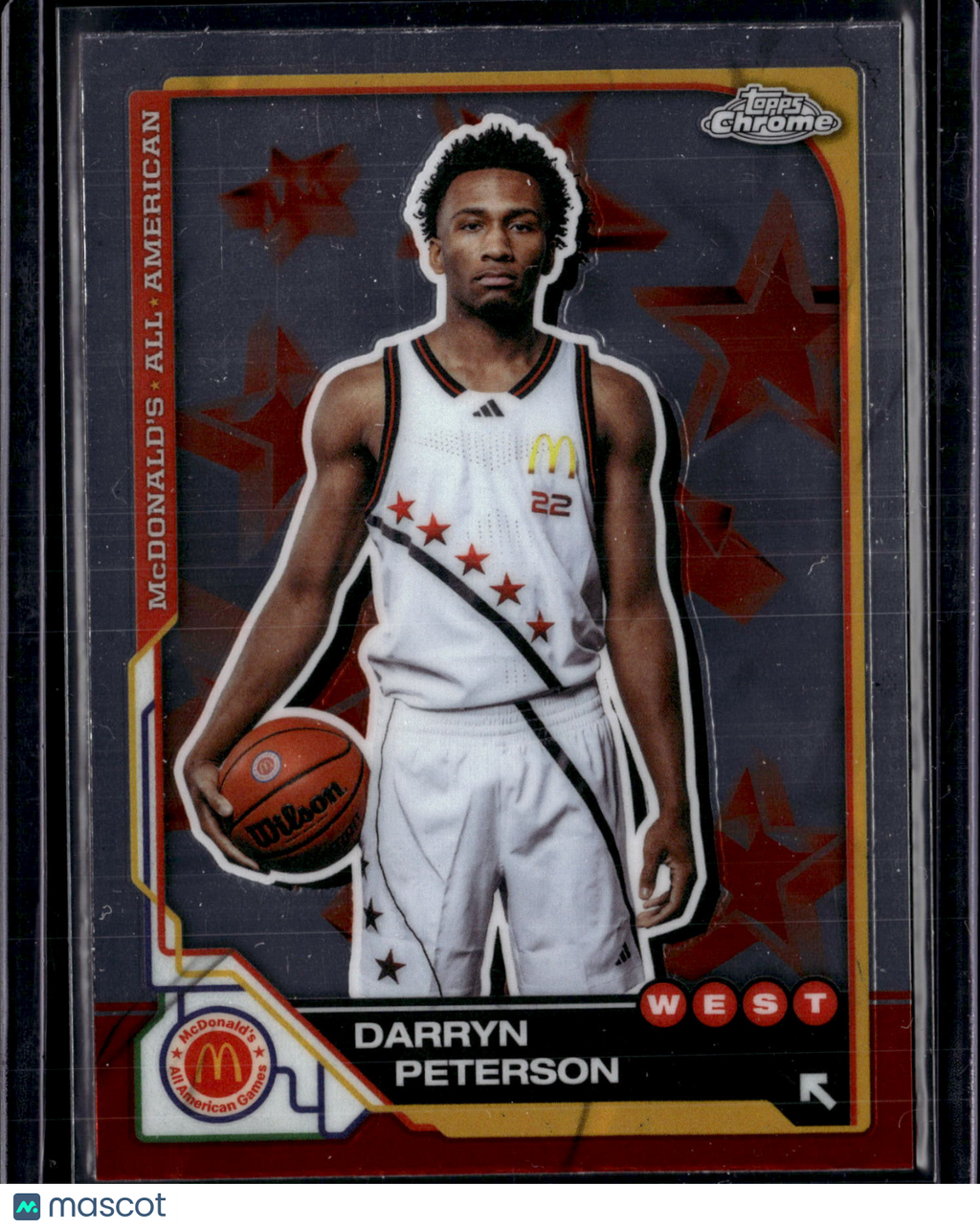 2025 Topps Chrome McDonald's All American Darryn Peterson #12