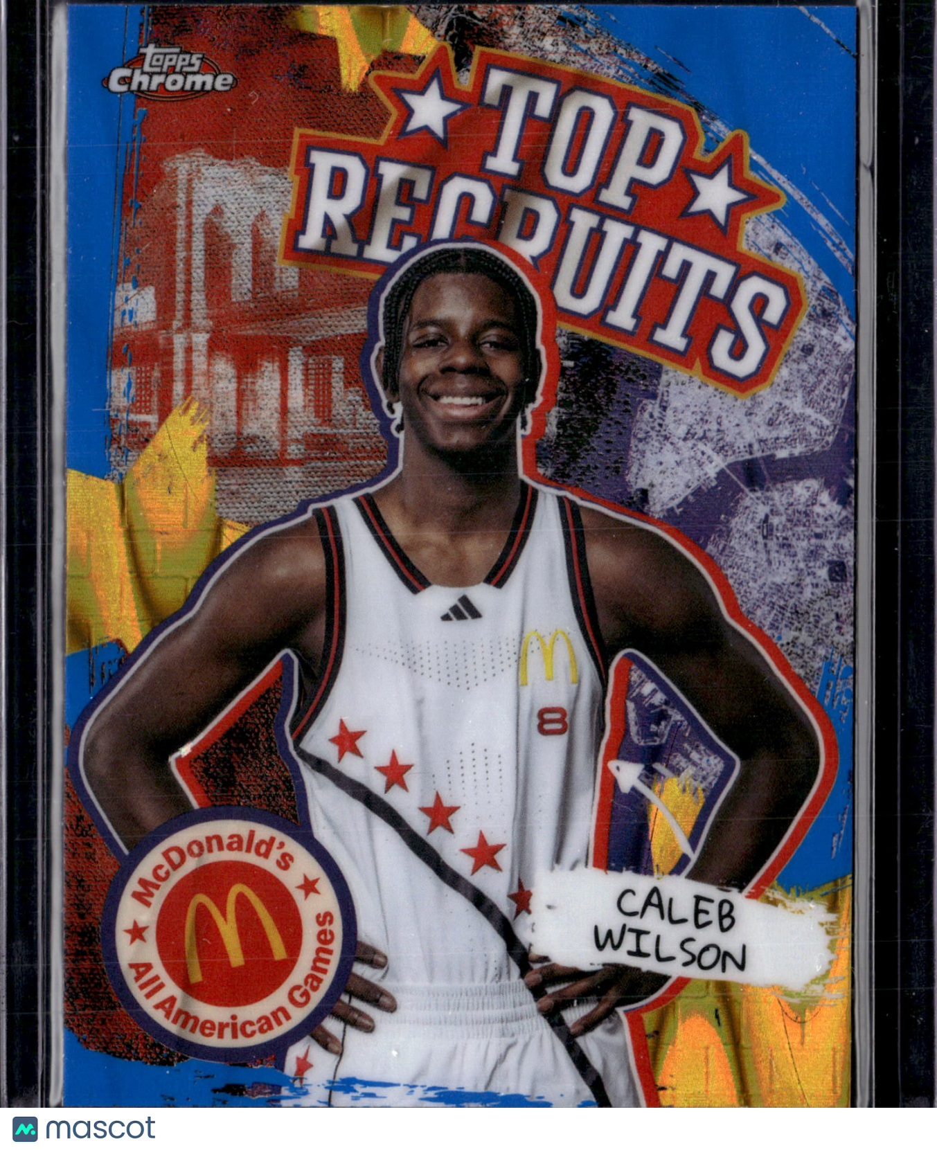 2025 Topps Chrome McDonald's All American Top Recruits Caleb Wilson #TP-10