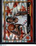 2025 Topps Chrome McDonald's All American Caleb Wilson #48 Red RayWave