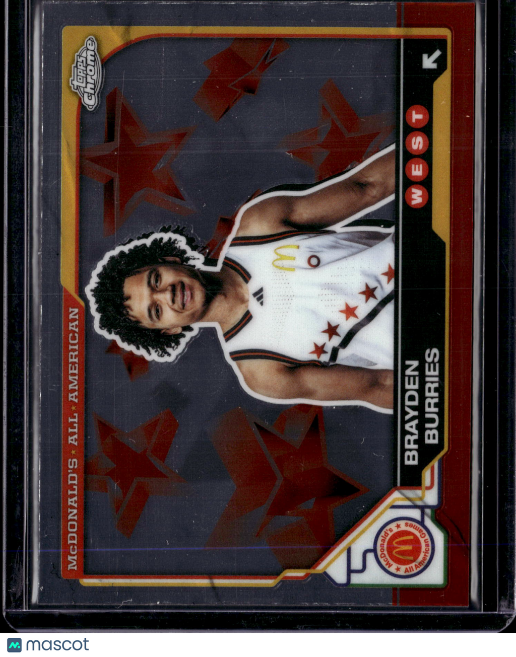 2025 Topps Chrome McDonald's All American Brayden Burries #46