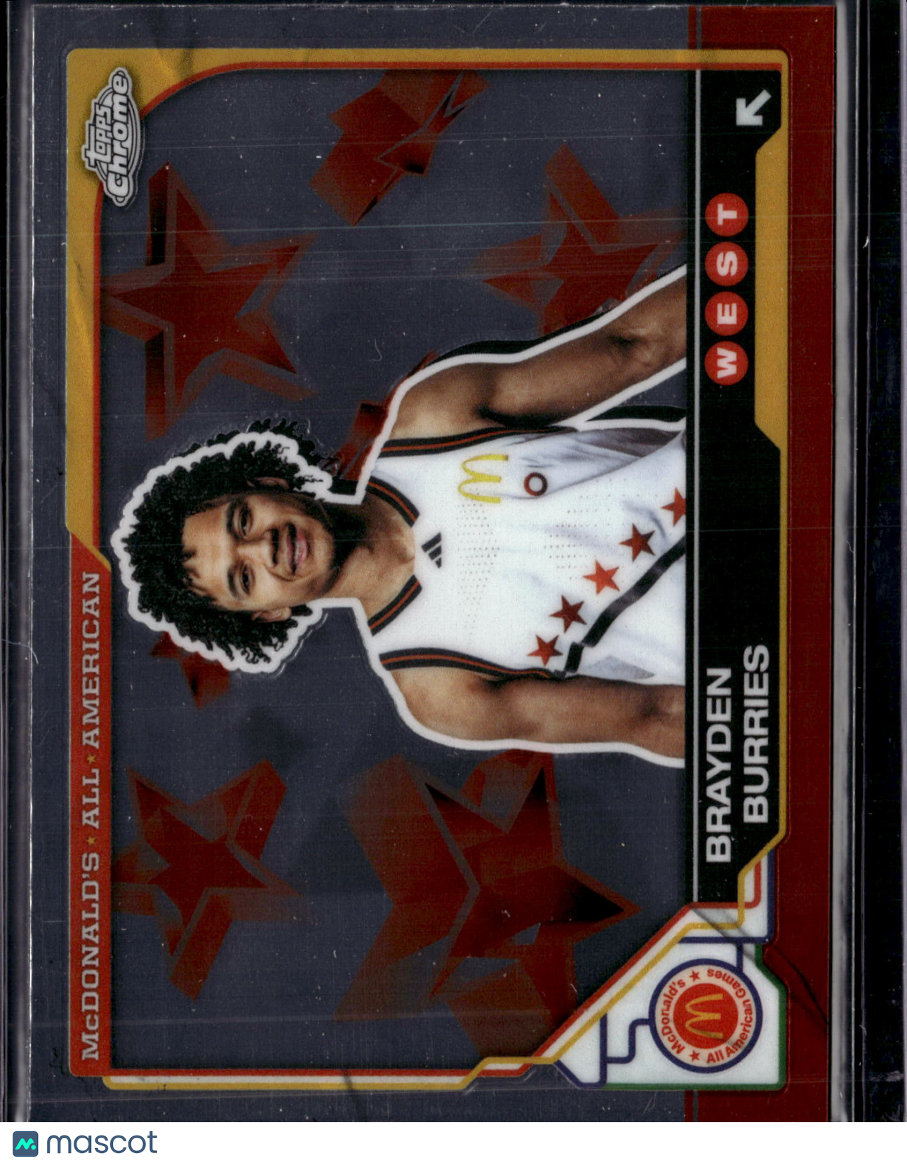 2025 Topps Chrome McDonald's All American Brayden Burries #46