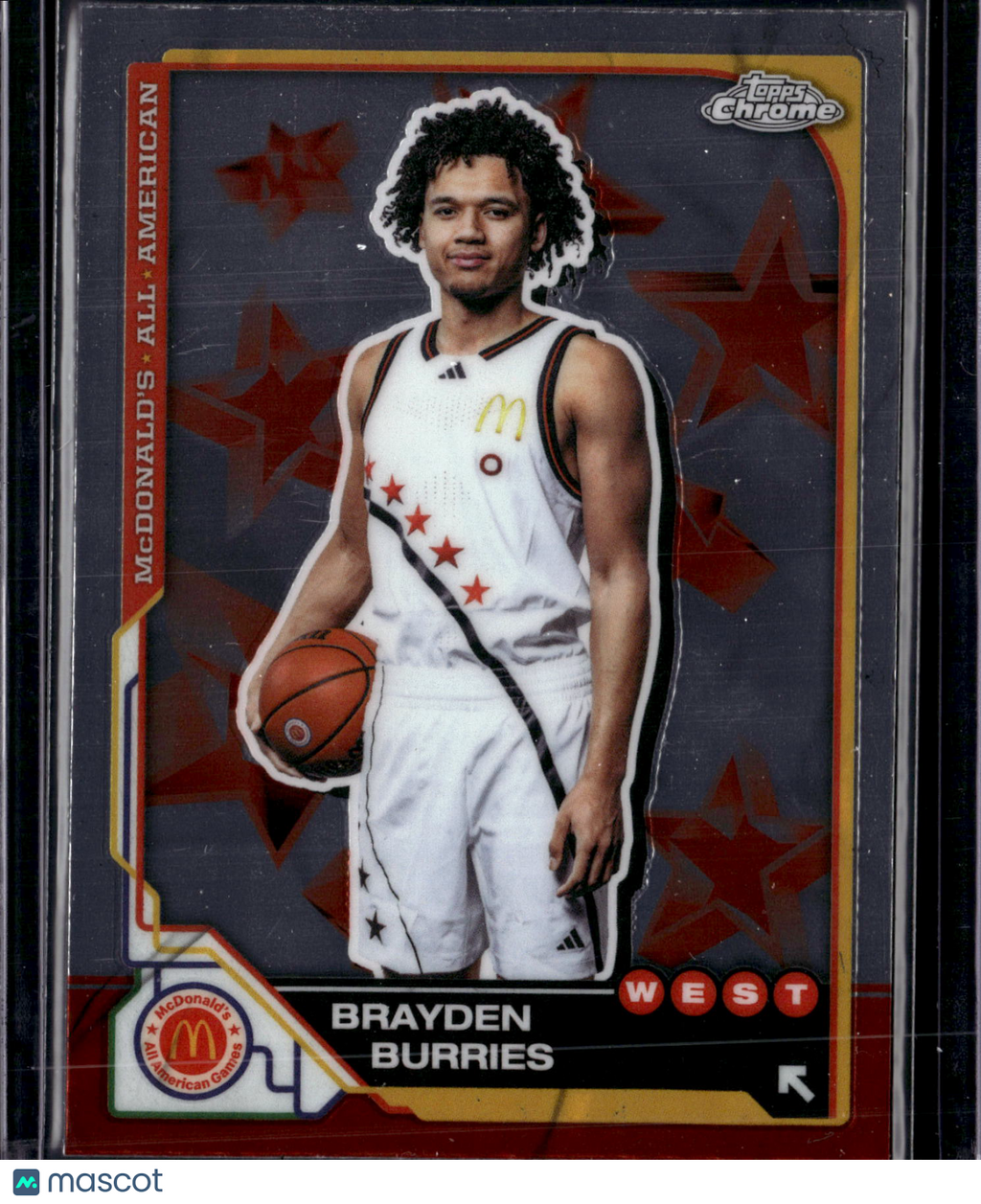 2025 Topps Chrome McDonald's All American Brayden Burries #8
