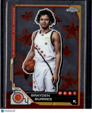 2025 Topps Chrome McDonald's All American Brayden Burries #8