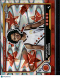 2025 Topps Chrome McDonald's All American Brayden Burries #46 Red RayWave